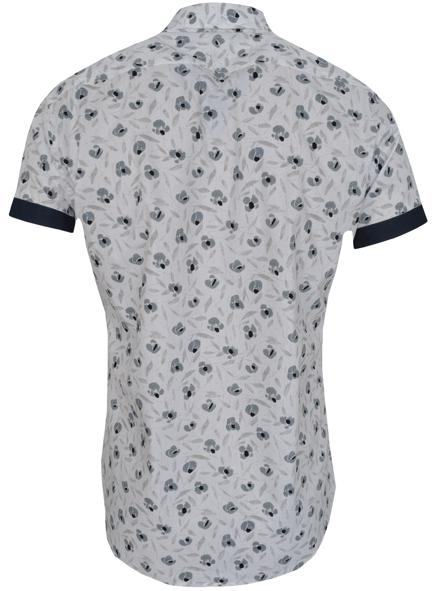 Fleur - Navy / White