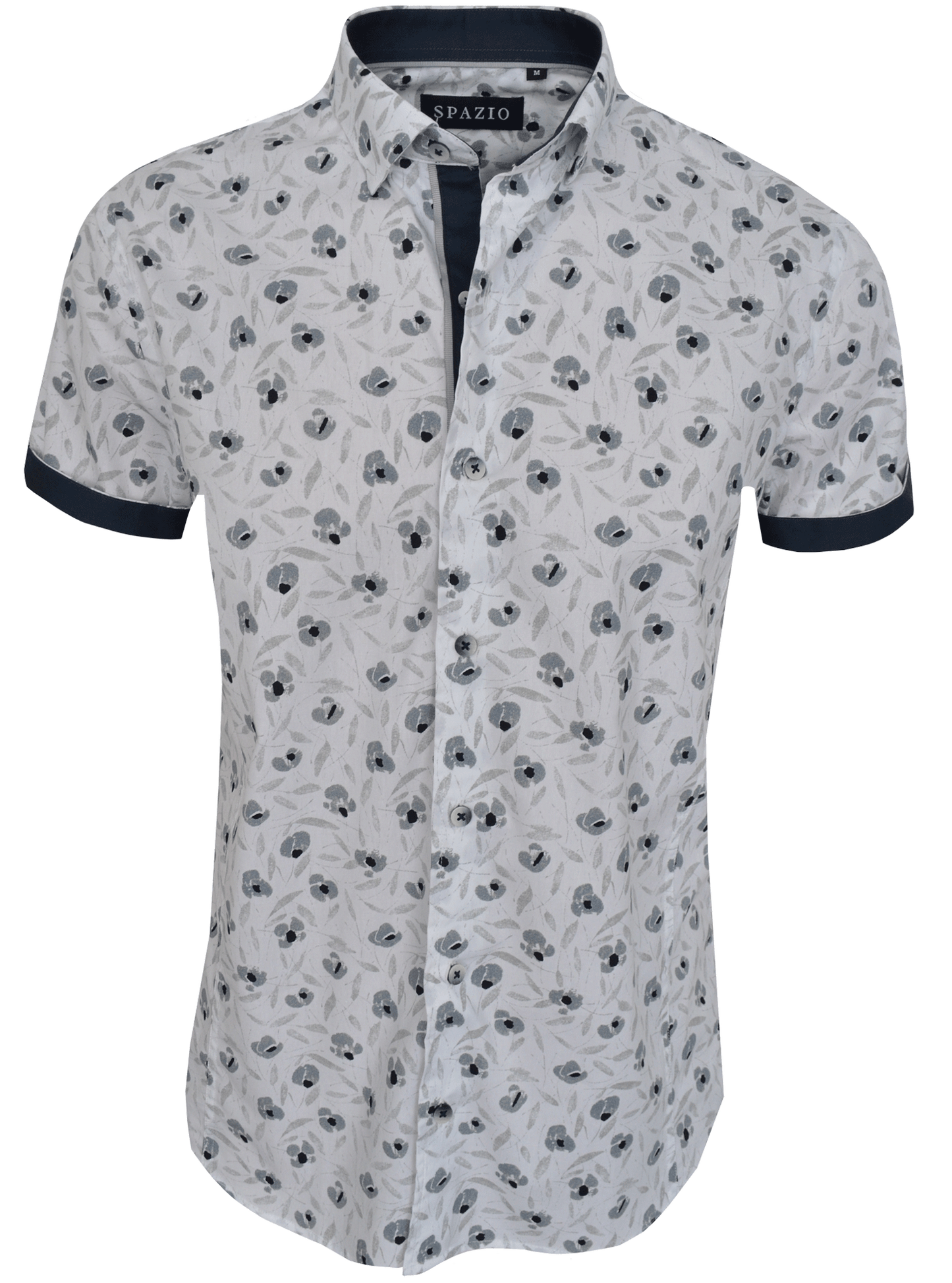 Fleur - Navy / White